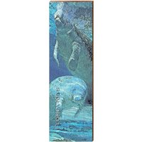 Florida Keys Manitees | Wand-Kunstdruck Auf Echtholz von MillWoodArt