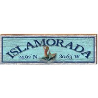 Islamorada Mermaid Blau Breite Längengrad | Wand-Kunstdruck Auf Echtholz Islamorada Mermaid Blau Breite Längengrad | Wand-Kunstdruck Auf Echtholz von MillWoodArt