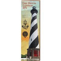 Kap Hatteras Leuchtturm | Echter Kunstdruck Auf Holz von MillWoodArt