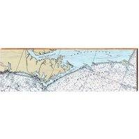 Pamlico Sound Noaa Schultafel | Wand-Kunstdruck Auf Echtholz von MillWoodArt