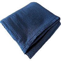 Musselin Kuscheldecke | Baumwolle Handmade Decke Musselindecke Shades Stichpunkte Blau Schwarz Musselin Kuscheldecke | Baumwolle Handmade Decke Musselindecke Shades Stichpunkte Blau Schwarz von MillasNaehzauberei