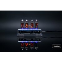 In-14 Nixie Röhrenuhr Montiert Mit Gehäuse Und Adapter 4-Röhrchen Von Millclock von Millclock