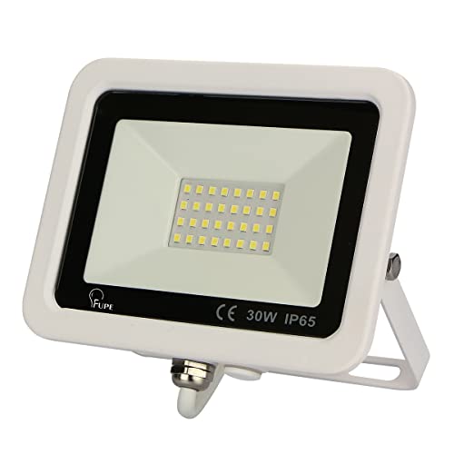 Mille Lucciole 35W LED Strahler Außen,3500LM Superhell Außenstrahler IP65 Wasserdicht Fluter 6500K Kaltweiß Scheinwerfer,LED Strahler für Hinterhof,Garage,Flur,Garten,Keine Bewegungsmelder【Weiß】 von Mille Lucciole