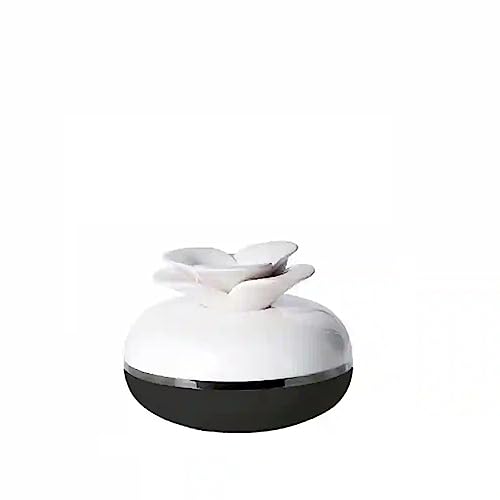 Millefiori Airdesign Diffuser Blume in der Farbe Black, Fassungsvolumen ca. 130ml, Keramikaufsatz Blume für die Duftverteilung, 1BFBK von Millefiori