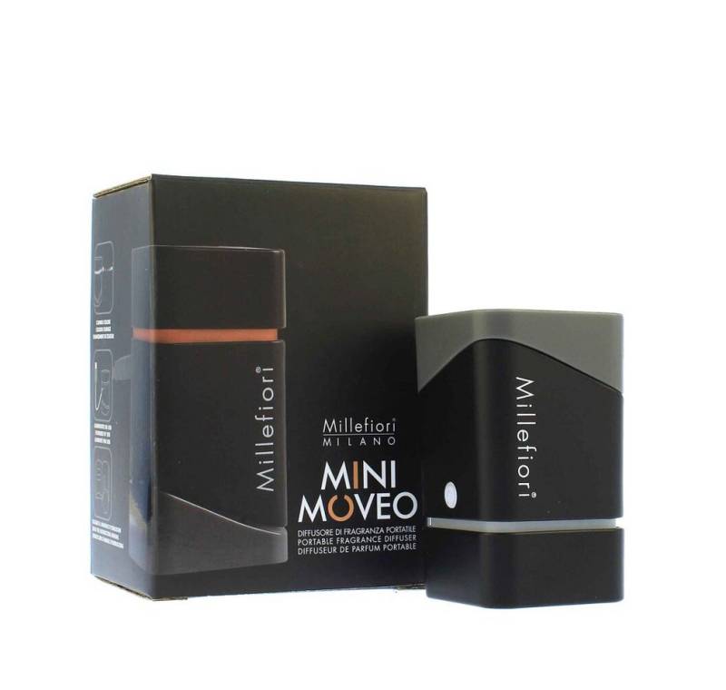 Millefiori Duftlampe Millefiori Moveo Mini kompakter Duftzerstäuber Äschwarz von Millefiori