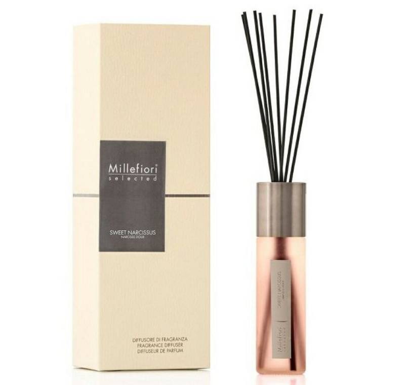 Millefiori Duftlampe Millefiori Selected Fragrance Diffuser Sticks Sweet Narcissus 100ml von Millefiori