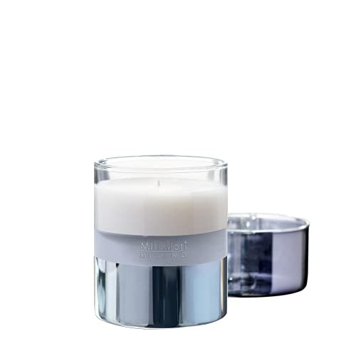 Millefiori Milano Duftkerze mit der Duftnote White Musk aus satiniertem Glas, 39NSCMB von Millefiori