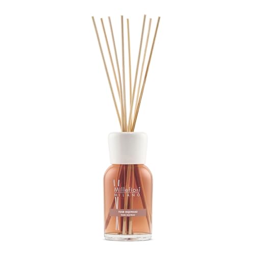 Millefiori Milano Diffusor mit Stab, 250 ml, Rose Espresso von Millefiori