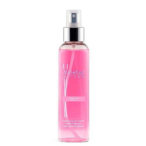 Millefiori Milano Raumspray Lychee Rose 150 ml, Kopfnote Szechuan-Pfeffer, Lychee, 7SRRO von Millefiori