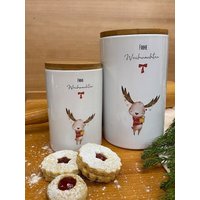 Dosen Für Weihnachtsgebäck Aus Keramik, 2 Größen Zur Auswahl, Weihnachts-Geschenk, Wichtelgeschenk, Weihnachtsbäckerei Dosen Für Weihnachtsgebäck Aus Keramik, 2 Größen Zur Auswahl, Weihnachts-Geschenk, Wichtelgeschenk, Weihnachtsbäckerei von MillefioriPapeterie