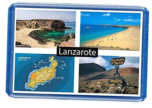 Lanzarote Kühlschrankmagnet, 7 x 4,5 cm, Geschenkidee – Tourismus Lanzarote Kühlschrankmagnet, 7 x 4,5 cm, Geschenkidee – Tourismus von Millhouse Prints