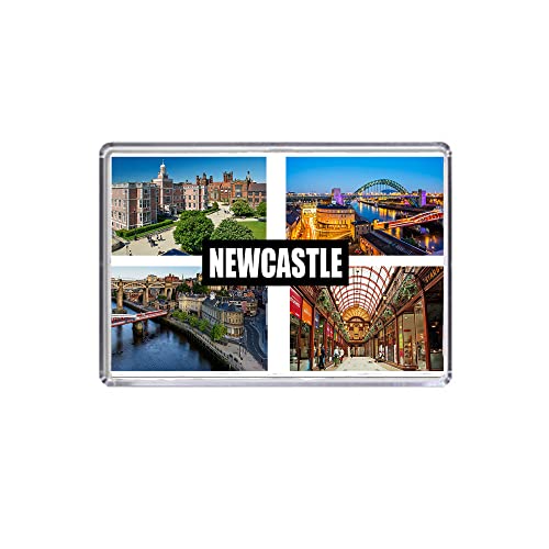 Newcastle Kühlschrankmagnet – 70 x 45 mm, Souvenir, Andenken, Acryl mit Magnetstreifen. Newcastle Kühlschrankmagnet – 70 x 45 mm, Souvenir, Andenken, Acryl mit Magnetstreifen. von Millhouse Prints