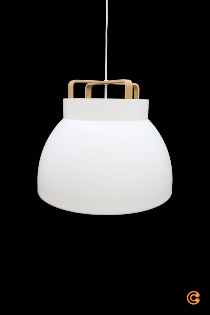 Million   Voyage M3 Pendelleuchte ø 58 Cm Weiß Eiche Pendellampe Lampe Leuchte B-Ware von Million