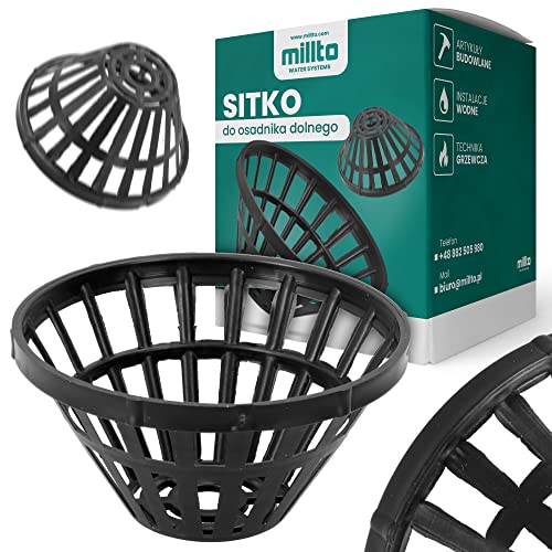 Millto™ Dachrinnen Fallrohr Sieb Schutz-Siebgewebe Abfluss Blätter Fänger Filter Unterirdisches Entwässerungssystem Fallrohrschutz Filter Schwarz von Millto