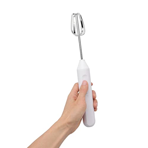 Milltrip Elektrischer Handmixer, Elektrische Handheldei -Scherze Elektrische Milch Kaffee Mixer Milchshake Mixer Foamer Küchenwerkzeuge (Weiß) von Milltrip