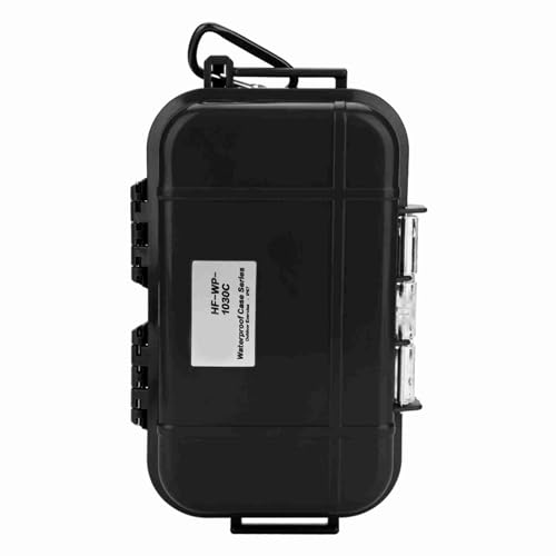 Milltrip Outdoor Survival Survival Schocksicheres Wasserprofi -Speicher, Luftdichtes Wasserprof -Boxbehälter mit Schocksicherem Design, Wasserprofi -Lagerhüllen für Telefon, Schlüssel (Schwarz) von Milltrip