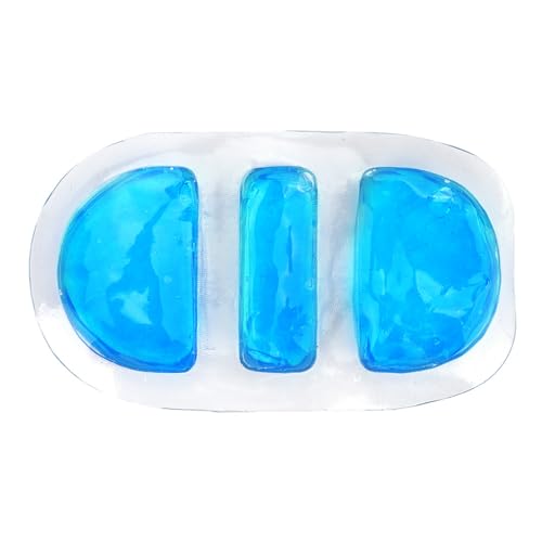Milltrip Wiederverwendbares Gel -Kaltpack, Nasenblutkompresse und Essenskühler für Mittagsbeutel (blau) von Milltrip