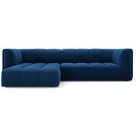 Milo Casa | Ecksofa Francesca Samt links 3-Sitzer von Milo Casa