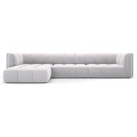 Milo Casa | Ecksofa Francesca Samt links 5-Sitzer von Milo Casa