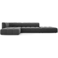 Milo Casa | Ecksofa Francesca Samt links 5-Sitzer von Milo Casa