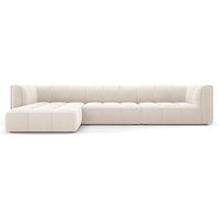 Milo Casa | Ecksofa Francesca Samt links 5-Sitzer von Milo Casa