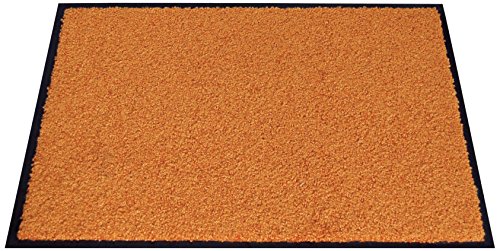 miltex EAZYCARE Color Schmutzfangmatte, 100% Polyamid (Flor), Orange, 40 x 60 cm von miltex