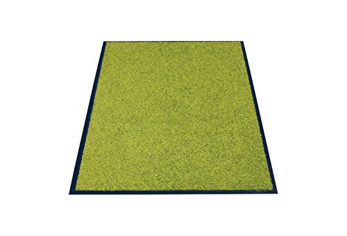 miltex 22045 Schmutzfangmatte Eazycare, 120 x 180 cm, waschbar, grün von Miltex