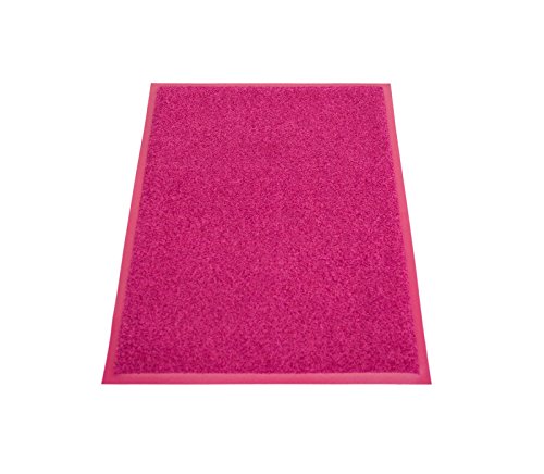 miltex EAZYCARE UNIQ Schmutzfangmatte, 100% Polyamid (Flor), pink, 60 x 90 cm von miltex