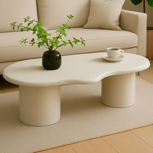 Milton & Oldbrook Couchtisch Utena, Betonoptik, 120 cm von Milton & Oldbrook