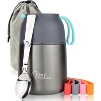 Milu Isolier-Speisebehälter 10 cm 450,0 ml grau Milu Isolier-Speisebehälter 10 cm 450,0 ml grau von Milu