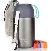 Milu Isolier-Speisebehälter 10.5 cm 650,0 ml grau von Milu