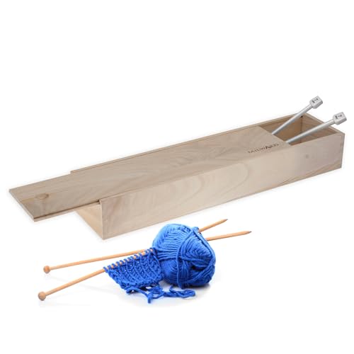 Milward 2519041 Stricknadel-Box, natürliches holz, 10 x 41.4 x 6cm Milward 2519041 Stricknadel-Box, natürliches holz, 10 x 41.4 x 6cm von Milward
