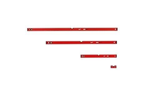 Milwaukee Wasserwaagen Promo-Set Slim 4-Teilig (180 cm/120 cm/60 cm/10 cm) von Milwaukee