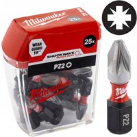 (z)Sammelpackung BIT SHOCKWAVE PZ2 25mm (25 Stück) von Milwaukee