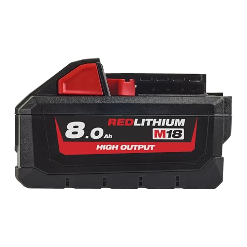 Batterie M18 HB8 18V 8AH High -Output Red Lithium Milwaukee - 4932471070 von Milwaukee