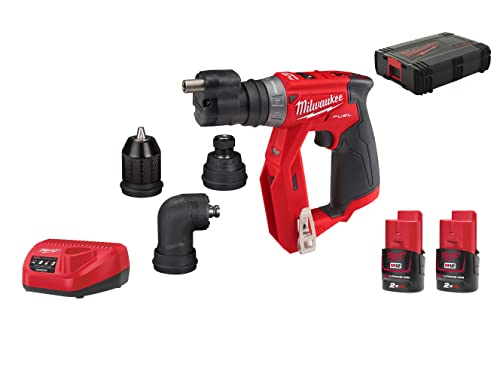 Kraftstoffschraubendreherbohrer mit abnehmbarem Dorn M12 FDDXKit -202X Milwaukee - 4933464979 von Milwaukee