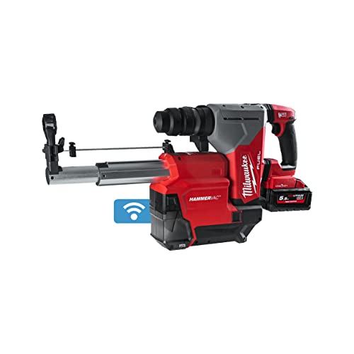 M18 ONEFHPXDEL-552C Kombihammer 5,0J mit Staubabsaugung, 2x5,5 High-Output Akku, Ladegerät in Koffer 4933478498 von Milwaukee