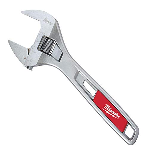 Milwaukee 48227508 20,3 cm Verstellschlüssel, Breite Backen ? Silber von Milwaukee