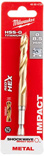 Milwaukee 48894720 Shockwave Drill Hss-G Hex 8,5 mm von Milwaukee