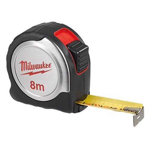 Milwaukee 4932451640 Silber Rollbandmaß C8/25, rot/schwarz/silber von Milwaukee