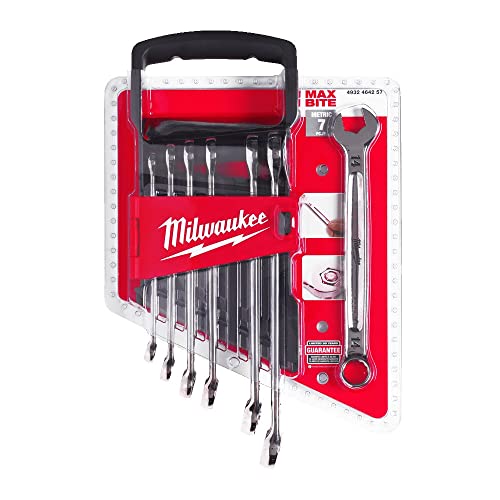 Juego de 7 llaves combinadas, 10, 11, 12, 13, 14, 15, 17mm von Milwaukee