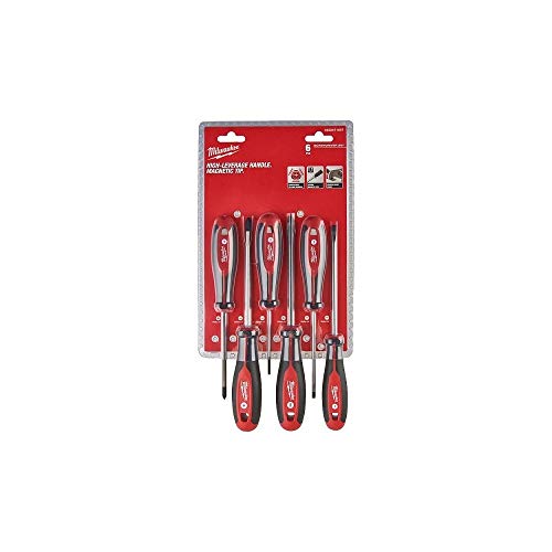 Milwaukee 4932471809 6-delige Tri-Lobe schroevendraaiersset-Torx, Black-red von Milwaukee