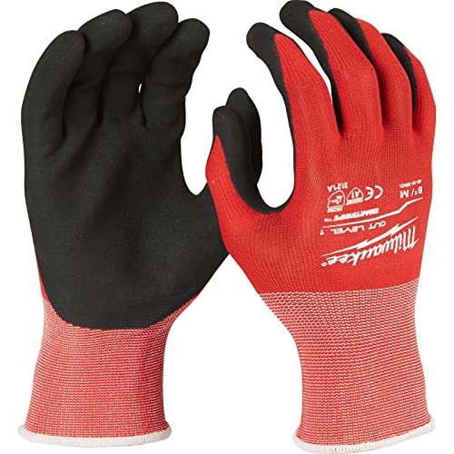 Milwaukee 4932479712 Stufe A Anti-Schnitt Nitril-Handschuhe, S/7 Größe von Milwaukee