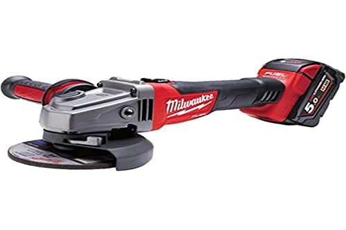 Milwaukee 4933448866 Akku-Winkelschleifer M18CAG-125X/5,0 Ah, 12 W, 12 V von Milwaukee