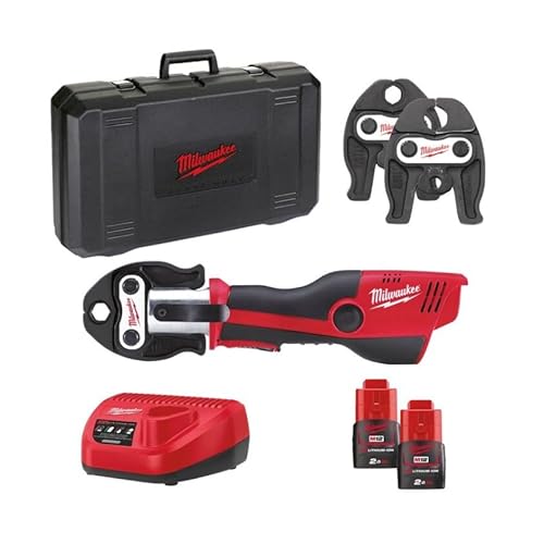 Milwaukee Akku- Presswerkzeug, M12HPT/2.0 Ah U-Set von Milwaukee