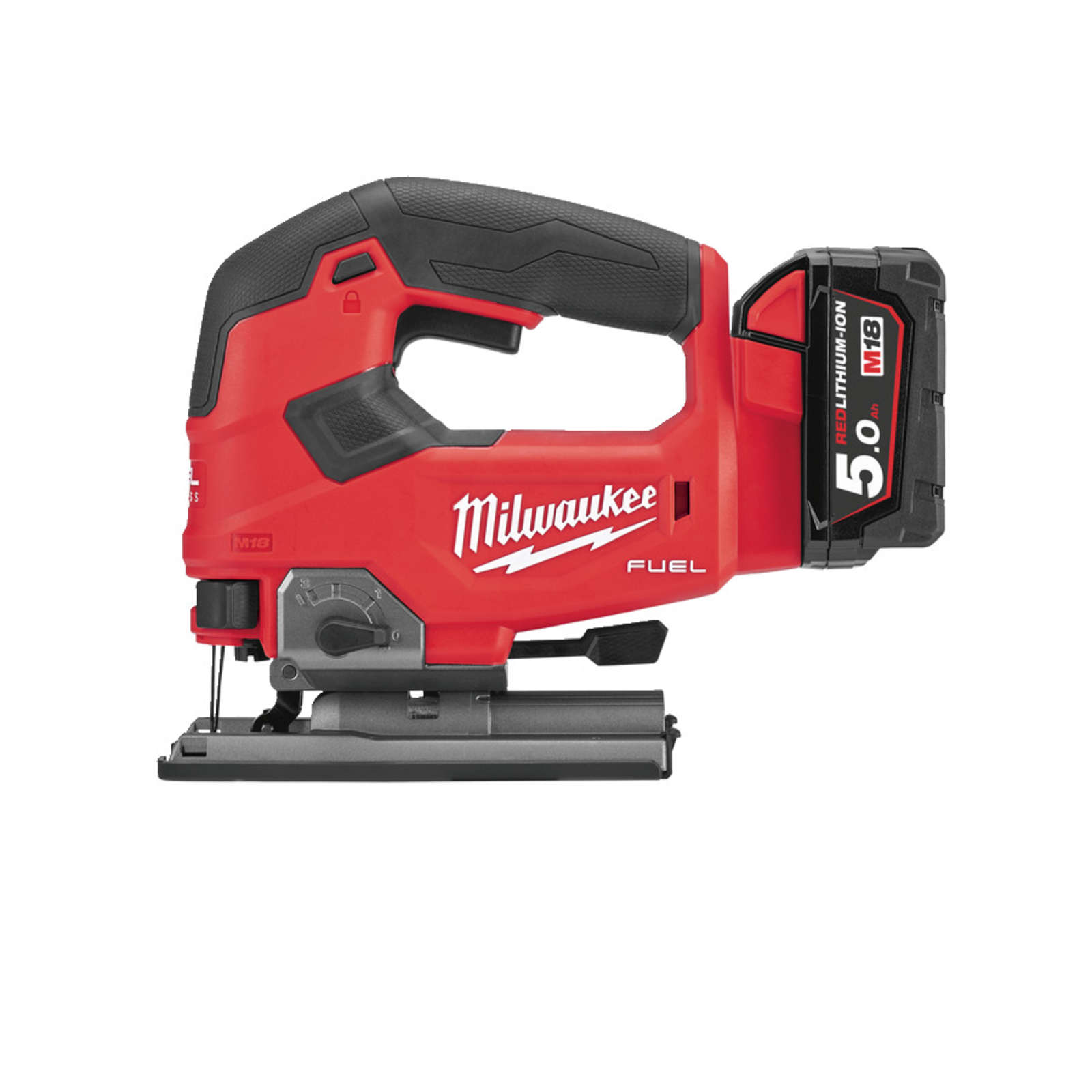 Milwaukee Akku-Stichsäge M18 FJS-502X 18V 5Ah, Pendelhubstichsäge inkl. Zubehör von Milwaukee