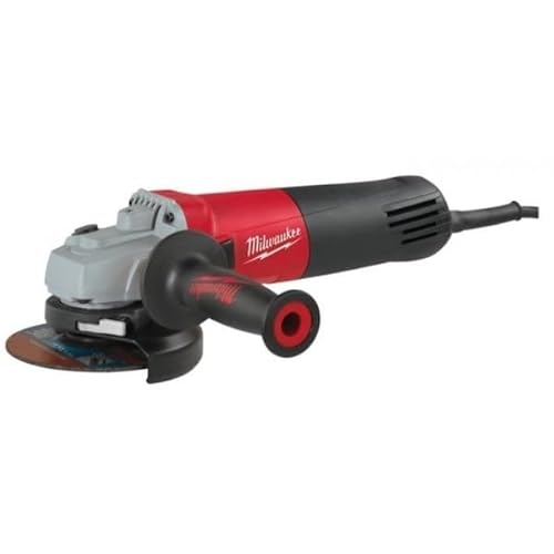 Milwaukee Amoladora 1550 W - Diám. Disco 125 mm FIXTEC, AVS - Autobalancer, Electrónica, Rot,silber,schwarz von Milwaukee