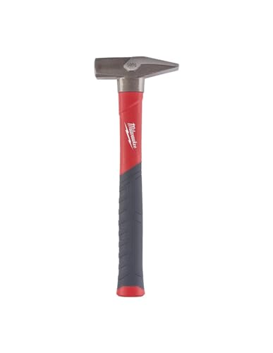 Milwaukee Fiberglas Schlosserhammer, Stiel mit Softgripummantelung, hoher Anwenderkomfort, DIN 1041, 200-1000g, Größe:500 g Milwaukee Fiberglas Schlosserhammer, Stiel mit Softgripummantelung, hoher Anwenderkomfort, DIN 1041, 200-1000g, Größe:500 g von Milwaukee