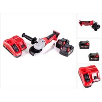Milwaukee HD18 AG-125-502C Akku Winkelschleifer 18 V 125 mm ( 4933441502 ) + 2x Akku 5,0 Ah + Ladegerät von Milwaukee