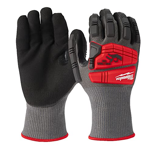 Milwaukee Handschuhe mit Stoßschutz, Schnittschutz, Stufe 5/E, Größe 9-4932479571 von Milwaukee